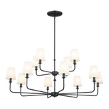 All Saints Promenade 12 Light Oversized Chandelier by Bailey Street Home - 147-BEL-1284259