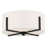 Cleeve Oaks 2 Light 15.5 Inch Wide Flush Mount by Bailey Street Home - 1292578