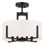 Cleeve Oaks 4 Light 15.5 Inch Wide Semi Flush Mount by Bailey Street Home - 1292576