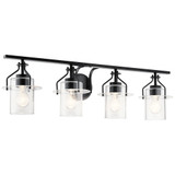 Kingsbury Crescent 4 Vanity Light 34.25 Inch Wide by Bailey Street Home - 147-BEL-1031918