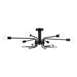 Stuart Cross 6 Light 24.25 Inch Wide Flush Mount by Bailey Street Home - 1292587