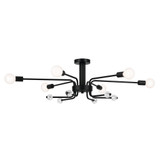 Stuart Cross 6 Light 24.25 Inch Wide Flush Mount by Bailey Street Home - 1292587