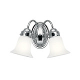 2 Light Vanity Light 13.5 Inch Wide by Bailey Street Home - 147-BEL-554264