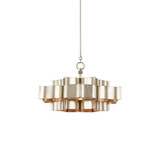Grand Lotus 1 Light Medium Chandelier by Currey Company 9000-0GL