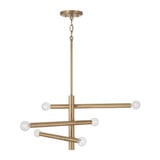 Zane 6 Light Medium Chandelier by Capital - 451261