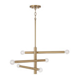 Zane 6 Light Medium Chandelier by Capital - 451261
