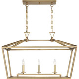 Third Quadrant 3 Light Small Linear Chandelier by Bailey Street Home - 159-BEL-731187