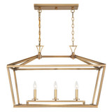 Third Quadrant 3 Light Small Linear Chandelier by Bailey Street Home - 159-BEL-731187