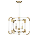 Vauxhall Dell 4 Light 20 Inch Wide Semi Flush Mount by Bailey Street Home - 159-BEL-688646