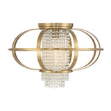 Haven Cliff 1 Light 20 Inch Wide Flush Mount by Bailey Street Home - 159-BEL-1325088