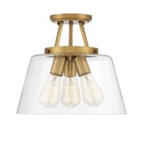 Palmerston Downs 3 Light Semi Flush Mount by Bailey Street Home - 159-BEL-1040533
