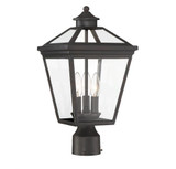 Ash Tree Passage 3 Light Outdoor Post Lantern 17.5 x 9 In by BSH - 159-BEL-145401