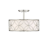 Rees Grove 4 Light 20 Inch Wide Semi Flush Mount by Bailey Street Home - 159-BEL-1105887