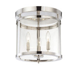 Rosemead Avenue 3 Light 12.5 Inch Semi Flush Mount by Bailey Street Home - 159-BEL-920877