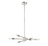 Badgers Yard 6 Light Medium Chandelier by BSH 159-BEL-2245797 - 159-BEL-2245797