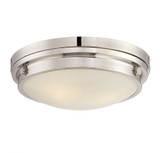 Normandy Wood 3 Light 15 Inch Wide Flush Mount by Bailey Street Home - 159-BEL-461960
