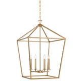 Third Quadrant 6 Light Geometric Large Foyer Pendant by Bailey Street Home - 159-BEL-731177