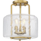 Highland Fields 3 Light 11.38 Inch Semi Flush Mount by Bailey Street Home - 159-BEL-882094