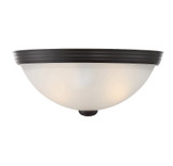 2 Light 11 Inch Wide Bowl Flush Mount by Bailey Street Home - 159-BEL-731268