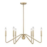 Crystal Wood Road 6 Light Large Chandelier by Bailey Street Home - 170-BEL-1316962