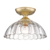 Ivy Dene 1 Light 11.75 Inch Wide Semi Flush Mount by Bailey Street Home - 170-BEL-1272616