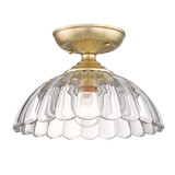 Ivy Dene 1 Light 11.75 Inch Wide Semi Flush Mount by Bailey Street Home - 170-BEL-1272616