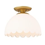 Langton Warren 1 Light 12.25 Inch Semi Flush Mount by Bailey Street Home - 170-BEL-5109053