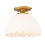 Langton Warren 1 Light 12.25 Inch Semi Flush Mount by Bailey Street Home - 170-BEL-5109053