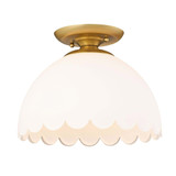 Langton Warren 1 Light 12.25 Inch Semi Flush Mount by Bailey Street Home - 170-BEL-5109053