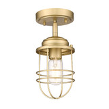 Bantock Road 1 Light 4.63 Inch Wide Semi Flush Mount by Bailey Street Home - 170-BEL-4159981