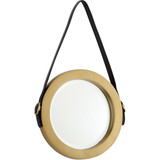 12 Inch Modern Round Hanging Wall Decor Mirror by Bailey Street Home - 182-BEL-1106535