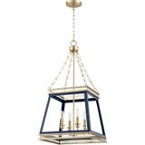Coln Square 4 Light Medium Pendant by Bailey Street Home - 182-BEL-1106674