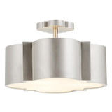 St Lawrence Cedars 3 Light 16 Inch Semi Flush Mount by Bailey Street Home - 182-BEL-844106