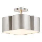 St Lawrence Cedars 3 Light 16 Inch Semi Flush Mount by Bailey Street Home - 182-BEL-844106