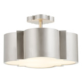 St Lawrence Cedars 3 Light 16 Inch Semi Flush Mount by Bailey Street Home - 182-BEL-844106