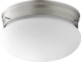 2 Light 9.75 Inch Mushroom Wide Flush Mount by Bailey Street Home - 183-BEL-906445