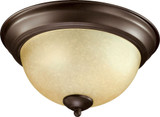2 Light 11.25 Inch Wide Traditional Flush Mount by Bailey Street Home - 183-BEL-906330