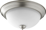 3 Light 15.5 Inch Wide Opal Glass Flush Mount by Bailey Street Home - 183-BEL-906359