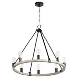 Paxton 8 Light Large Chandelier by Bailey Street Home 183-BEL-1016082 - 183-BEL-1016082