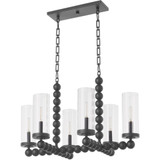 Inglewood Ground 6 Light Small Linear Chandelier by Bailey Street Home - 183-BEL-1302621