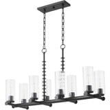 Julian Elms 8 Light Elegant Linear Chandelier by Bailey Street Home - 183-BEL-1302616