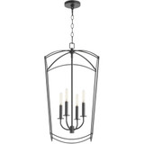 Robert Oak 4 Light Small Foyer Chandelier by Bailey Street Home - 183-BEL-6812-4