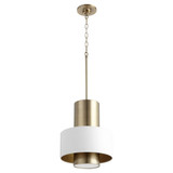 1 Light Medium Cylinder and Drum Pendant by Bailey Street Home - 183-BEL-1010113