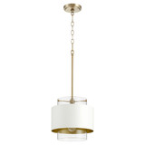 1 Light Small Drum Pendant 10.75 Inch Tall by Bailey Street Home - 183-BEL-1010120