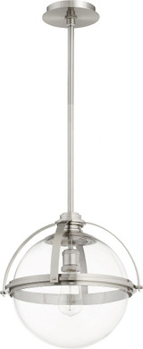 Meridian 1 Light Medium Pendant 15.5 Inch Tall by Bailey Street Home - 183-BEL-721185
