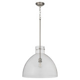 1 Light Large Dome Pendant 17 Inch Tall by Bailey Street Home - 183-BEL-1010129