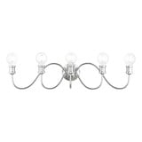 Caernarvon Woods 5 Light Transitional Vanity Light by Bailey Street Home - 218-BEL-1219847