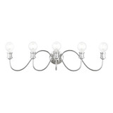 Caernarvon Woods 5 Light Transitional Vanity Light by Bailey Street Home - 218-BEL-1219847