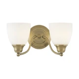 Taylor Highway 2 Light Vanity Light 15.25 Inch Wide by Bailey Street Home - 218-BEL-443812