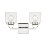 Chapman Fold 2 Light Vanity Light 9.5 Inch Tall by Bailey Street Home - 218-BEL-1219763